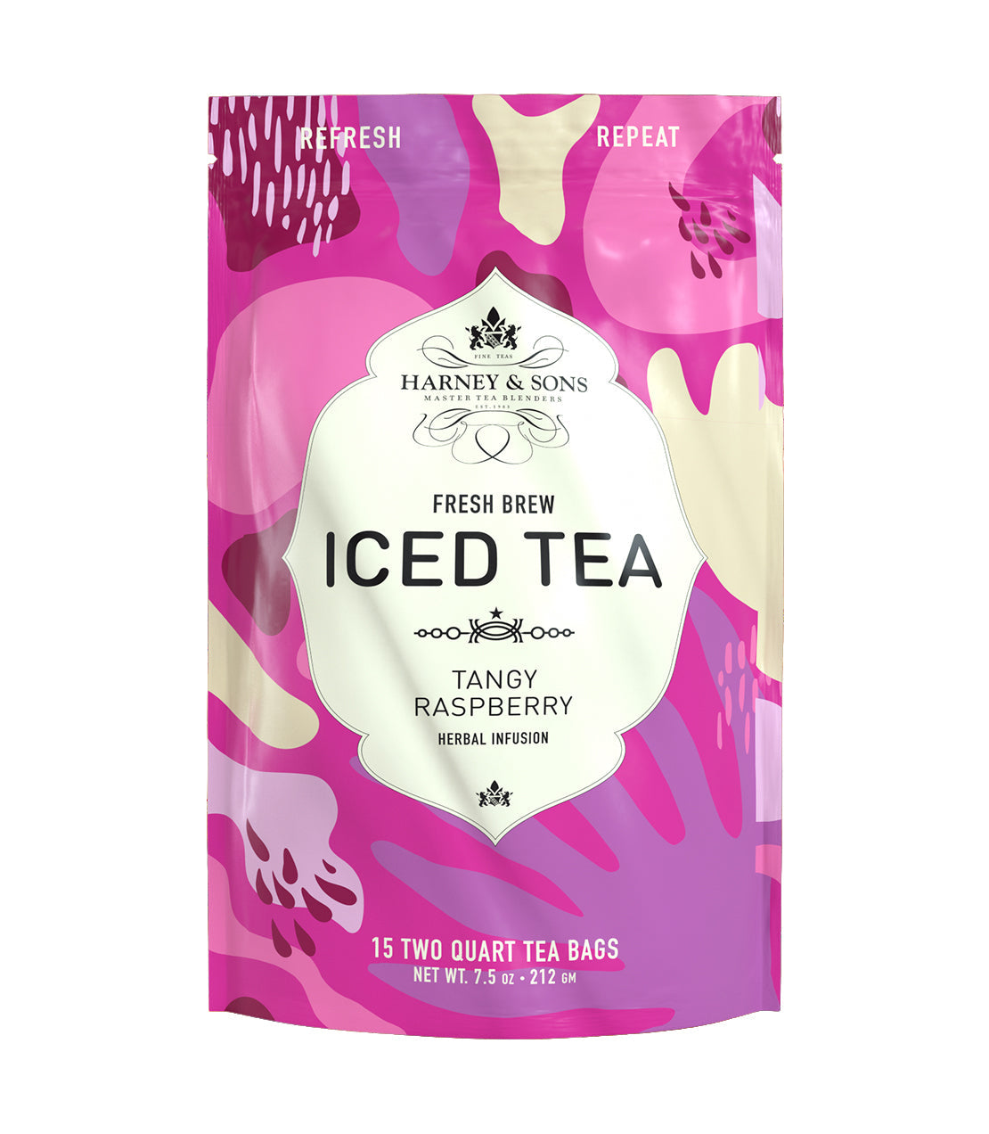 Raspberry Herbal Fresh Brew Iced Tea