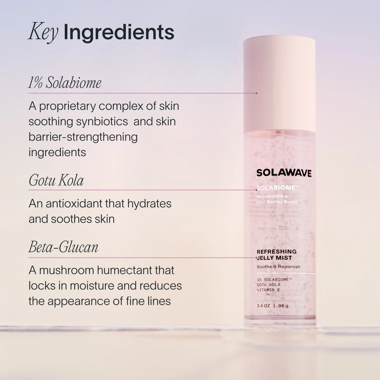 Bruma refrescante en gel pre y probiótica