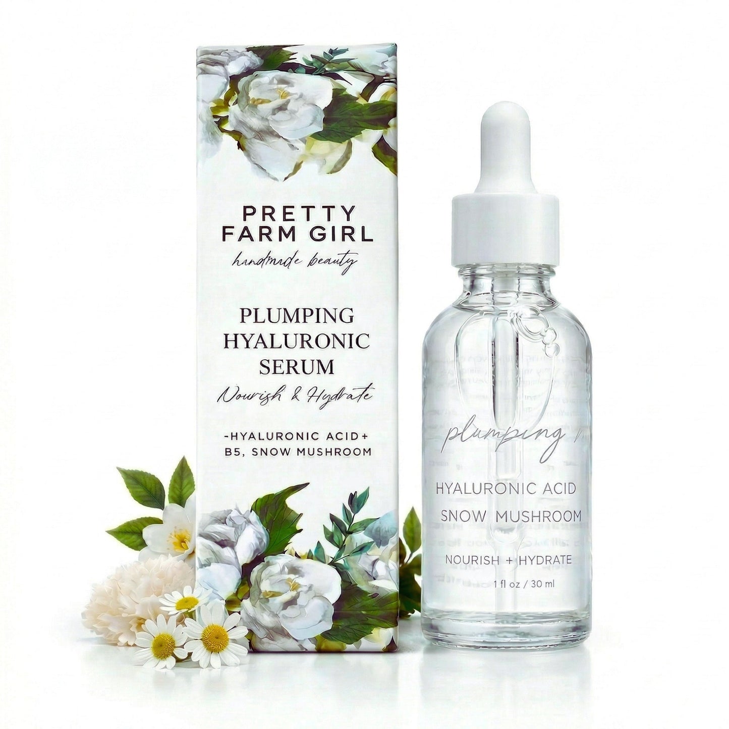 Sérum Rellenador Hialurónico con Vitamina B5 + Hongo de Nieve