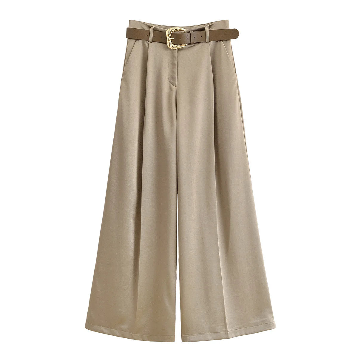High Waist Wide Leg Pants