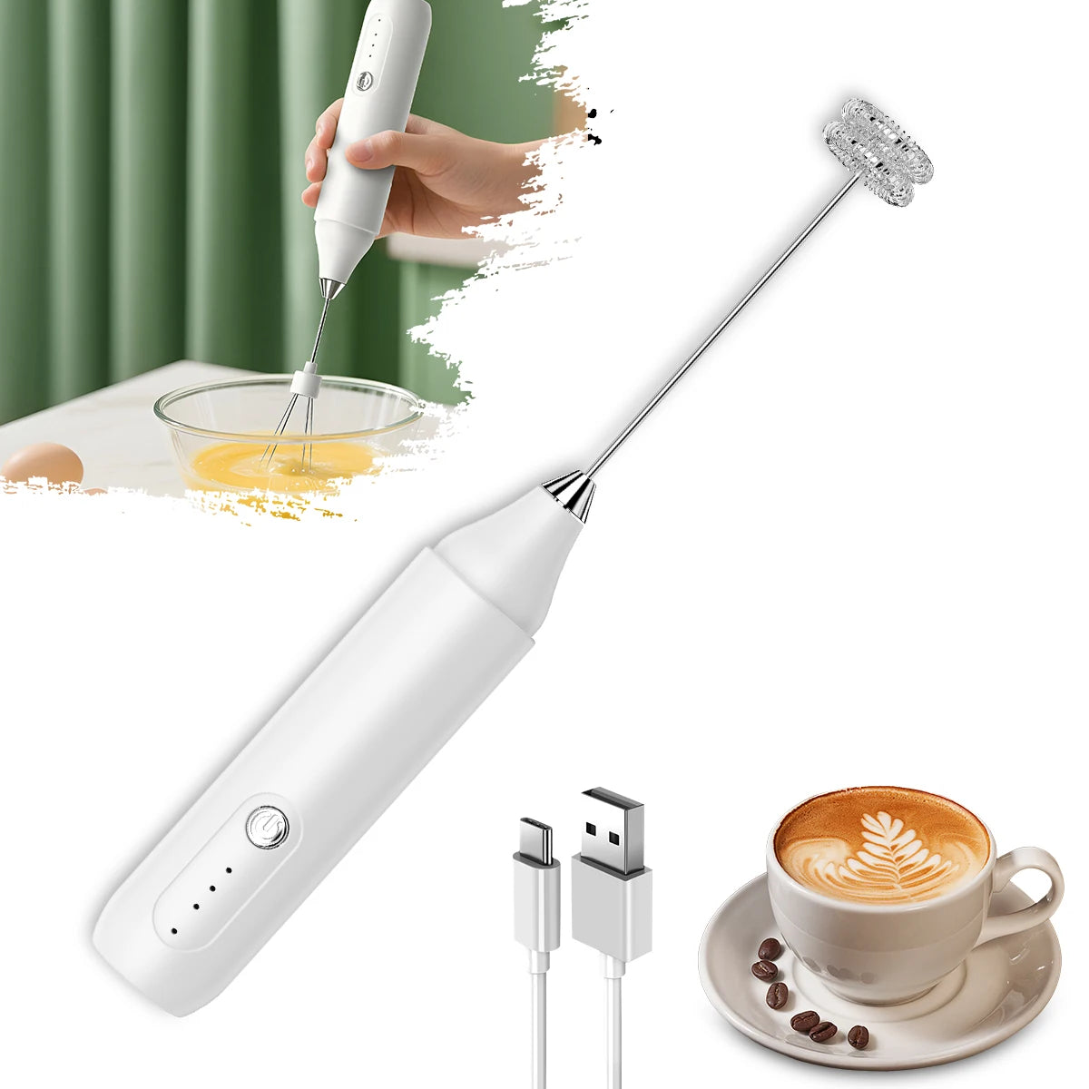Portable Handheld Electric Frother