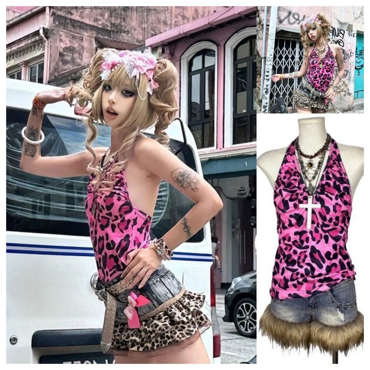 Top estampado