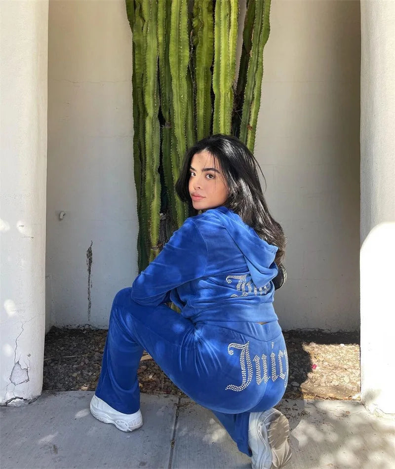 Conjunto informal de chaqueta, abrigo y pantalones de manga larga