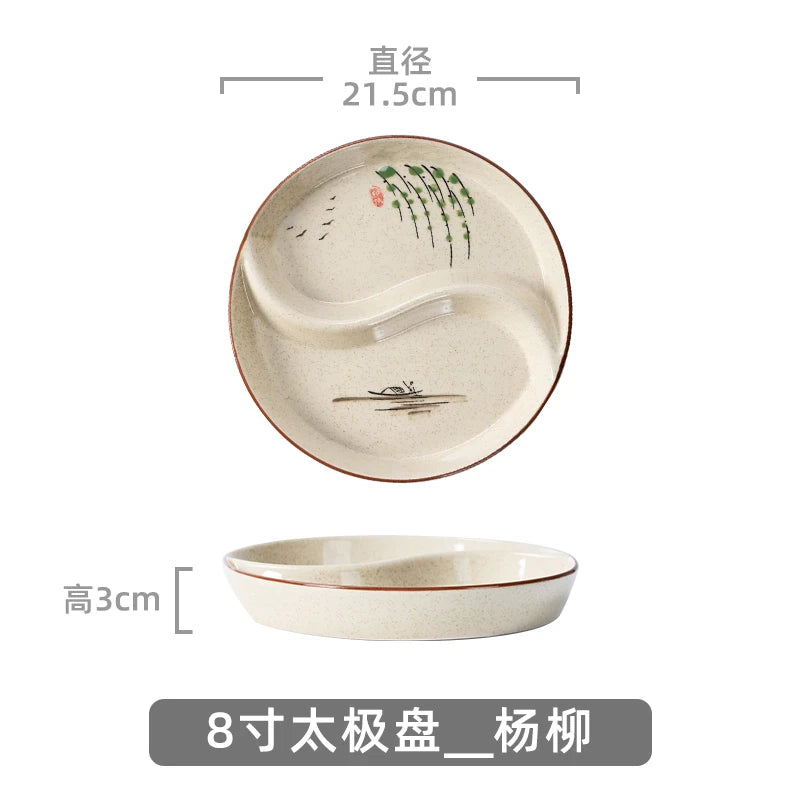Round Ceramic Plate