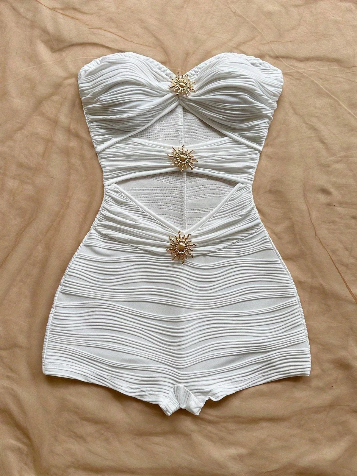 Leopard Print One-Piece Swimsuit