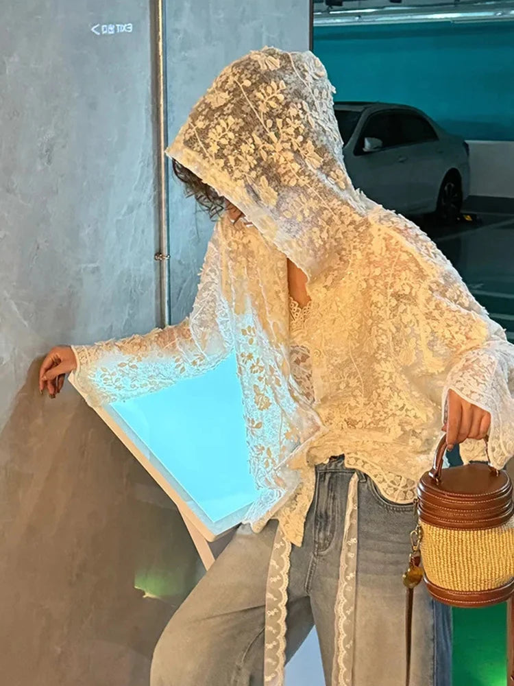 Lace Sun Protective Blouse