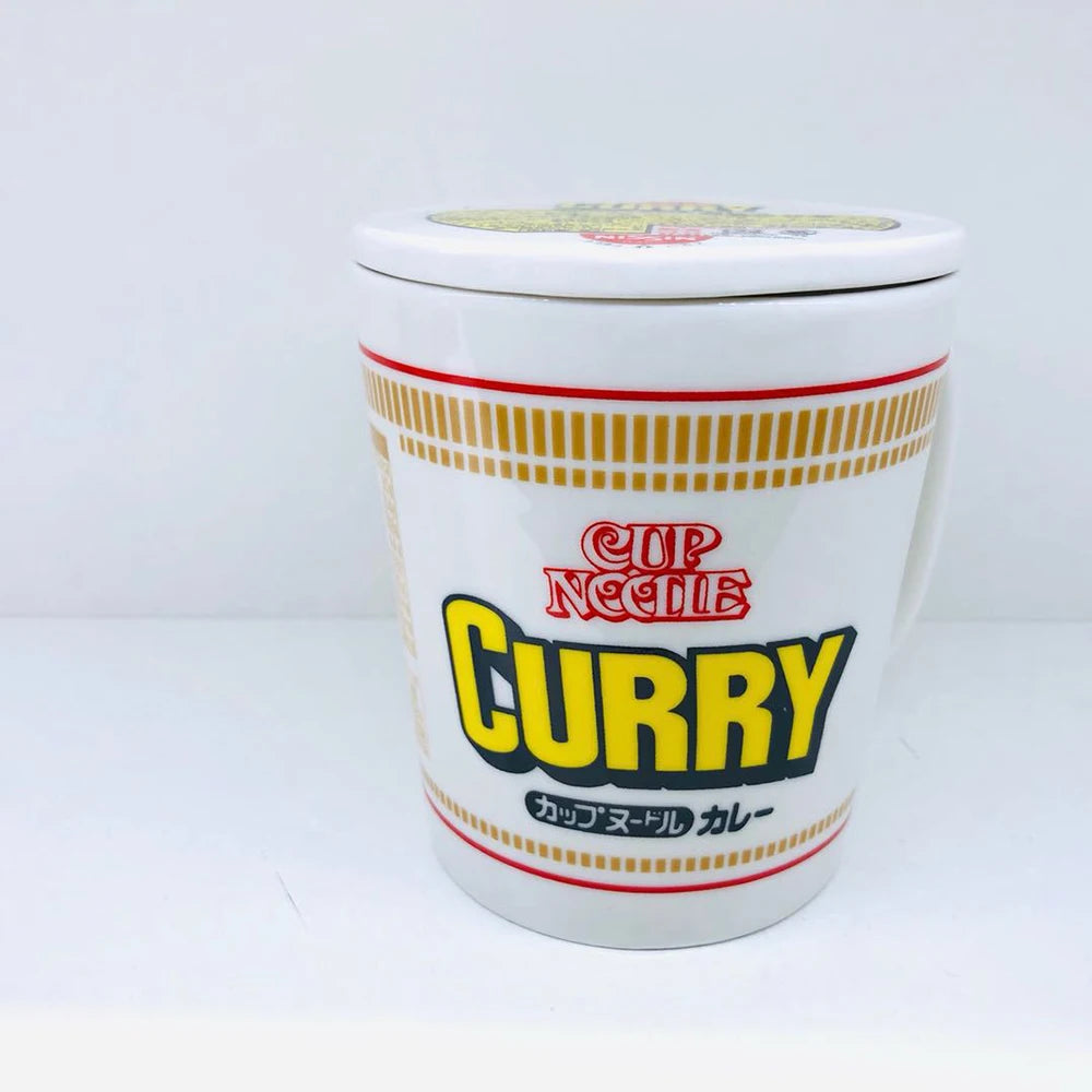 Cup Noodle-shaped Mug with Lid