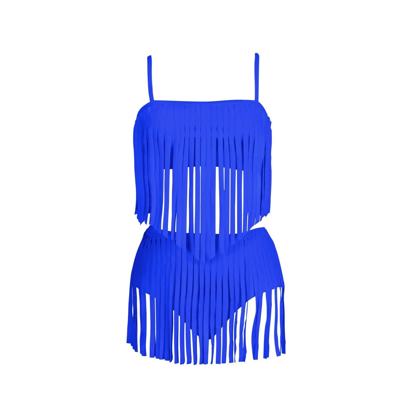 Solid Tassels Bikini