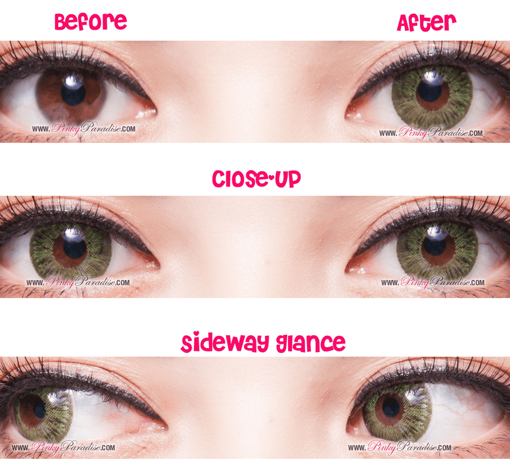 Super Green Contact Lenses
