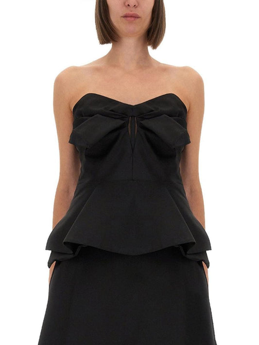 Top corsé sin tirantes Alexander McQueen para mujer