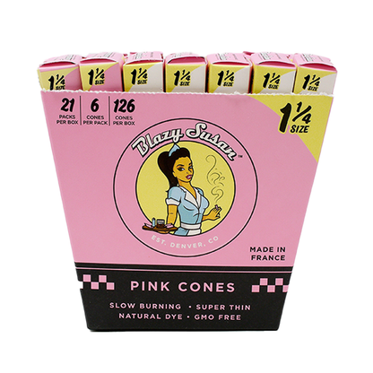 Pink Paper Cones