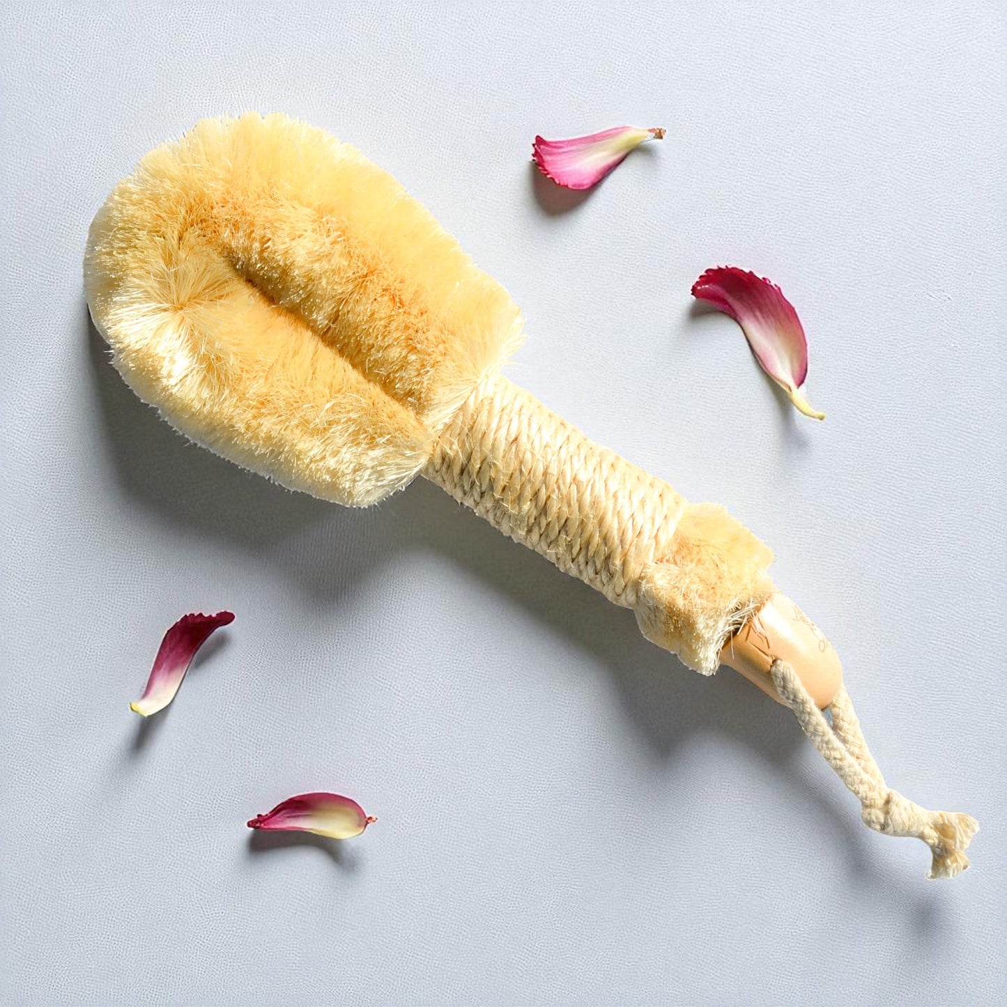 Cepillo exfoliante en seco de sisal