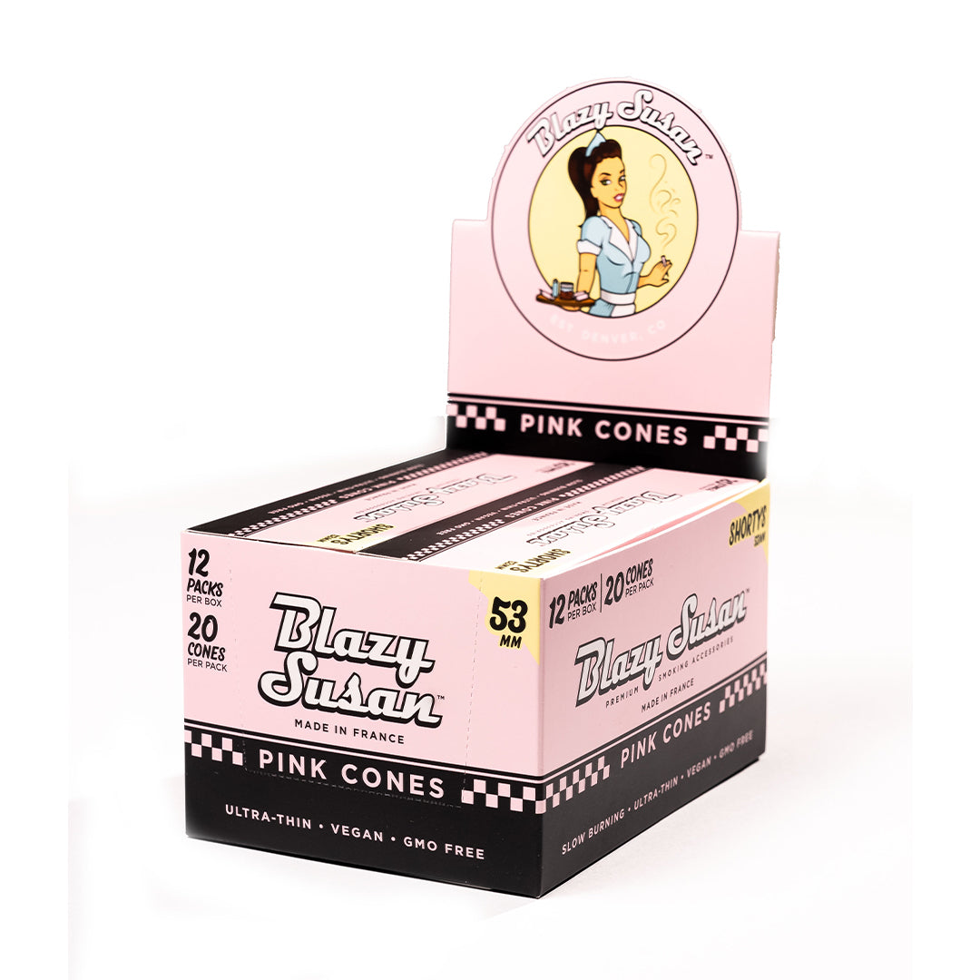 Pink Paper Cones