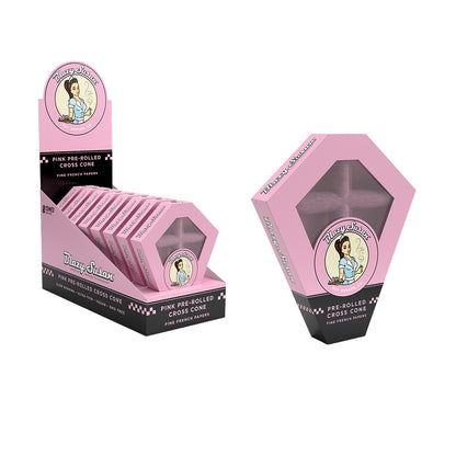 Pink Paper Cones