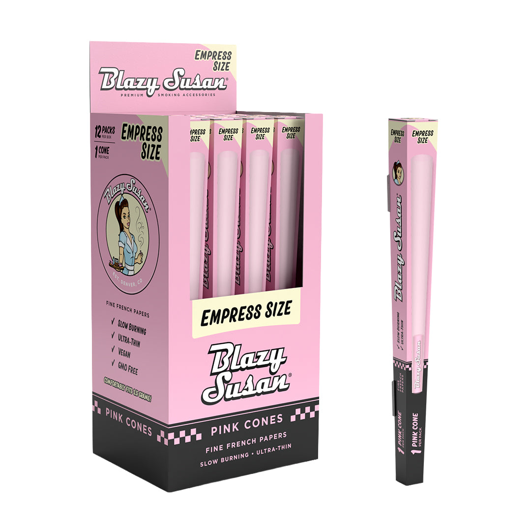 Pink Paper Cones
