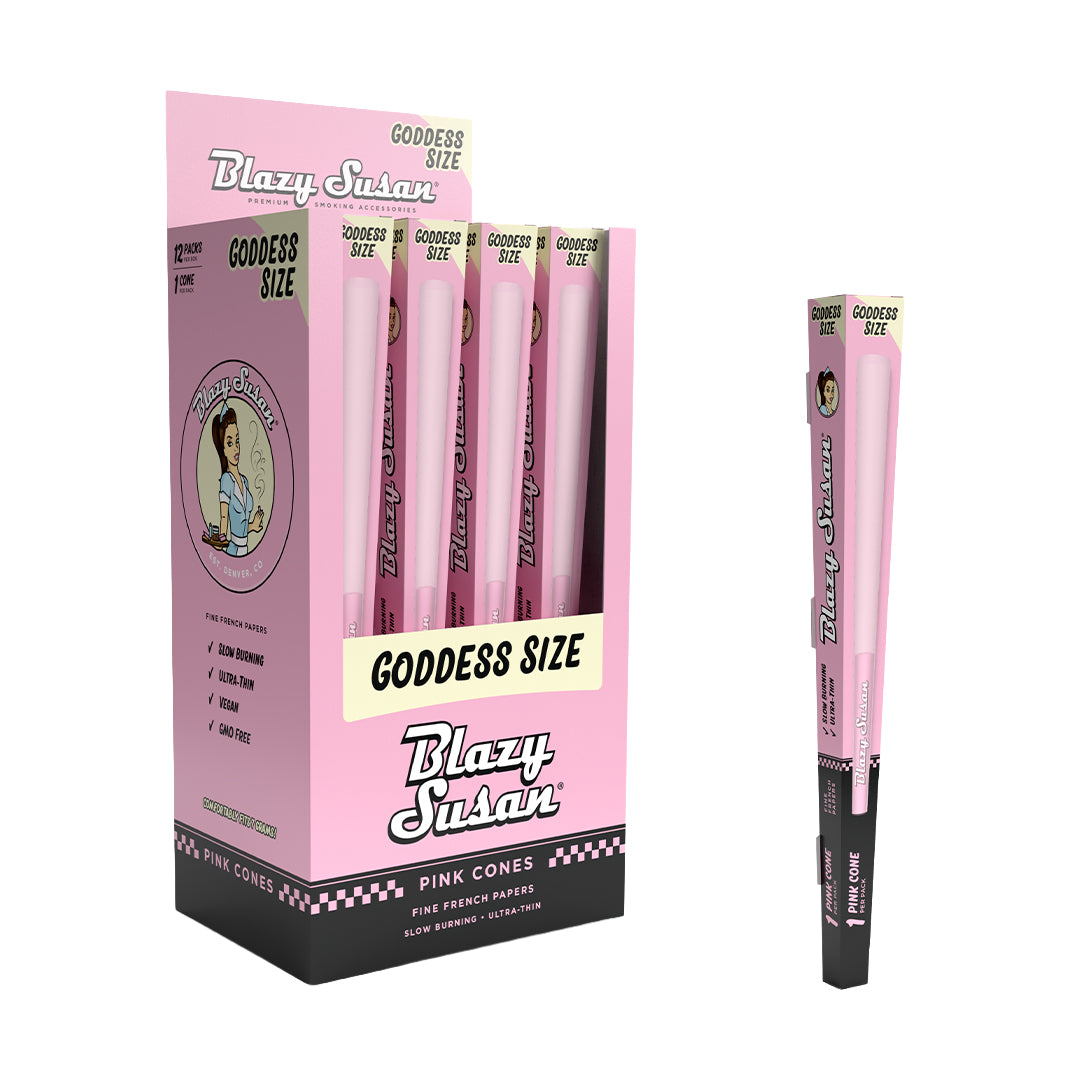 Pink Paper Cones