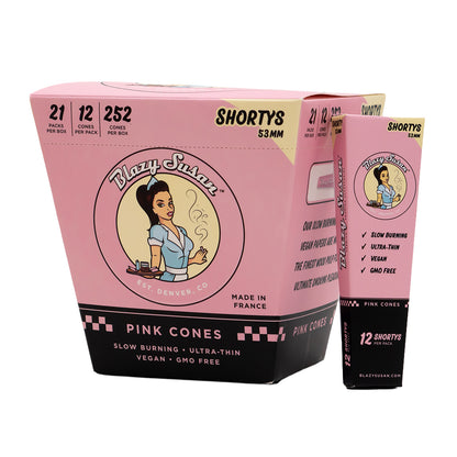 Pink Paper Cones