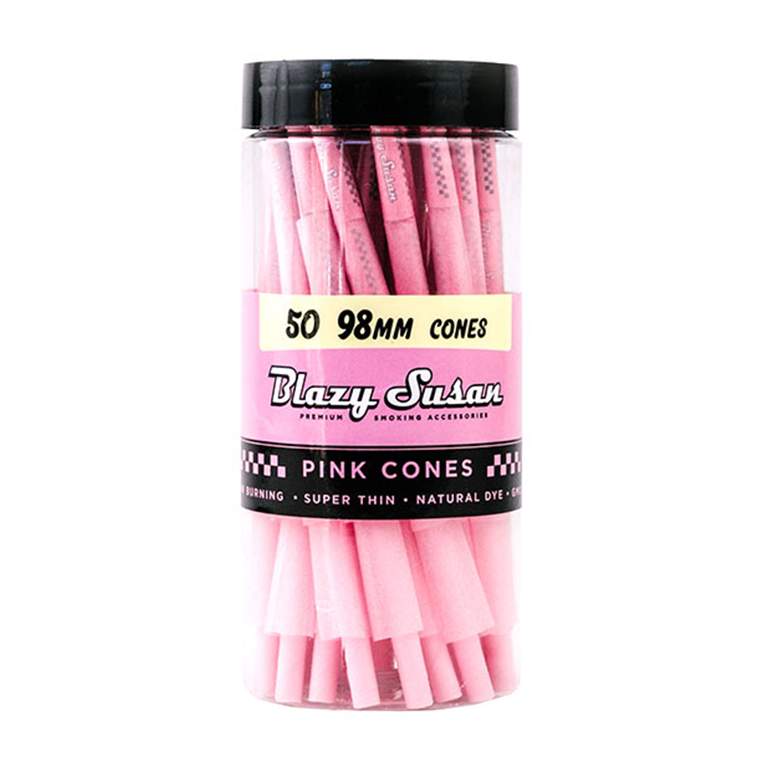 Pink Paper Cones