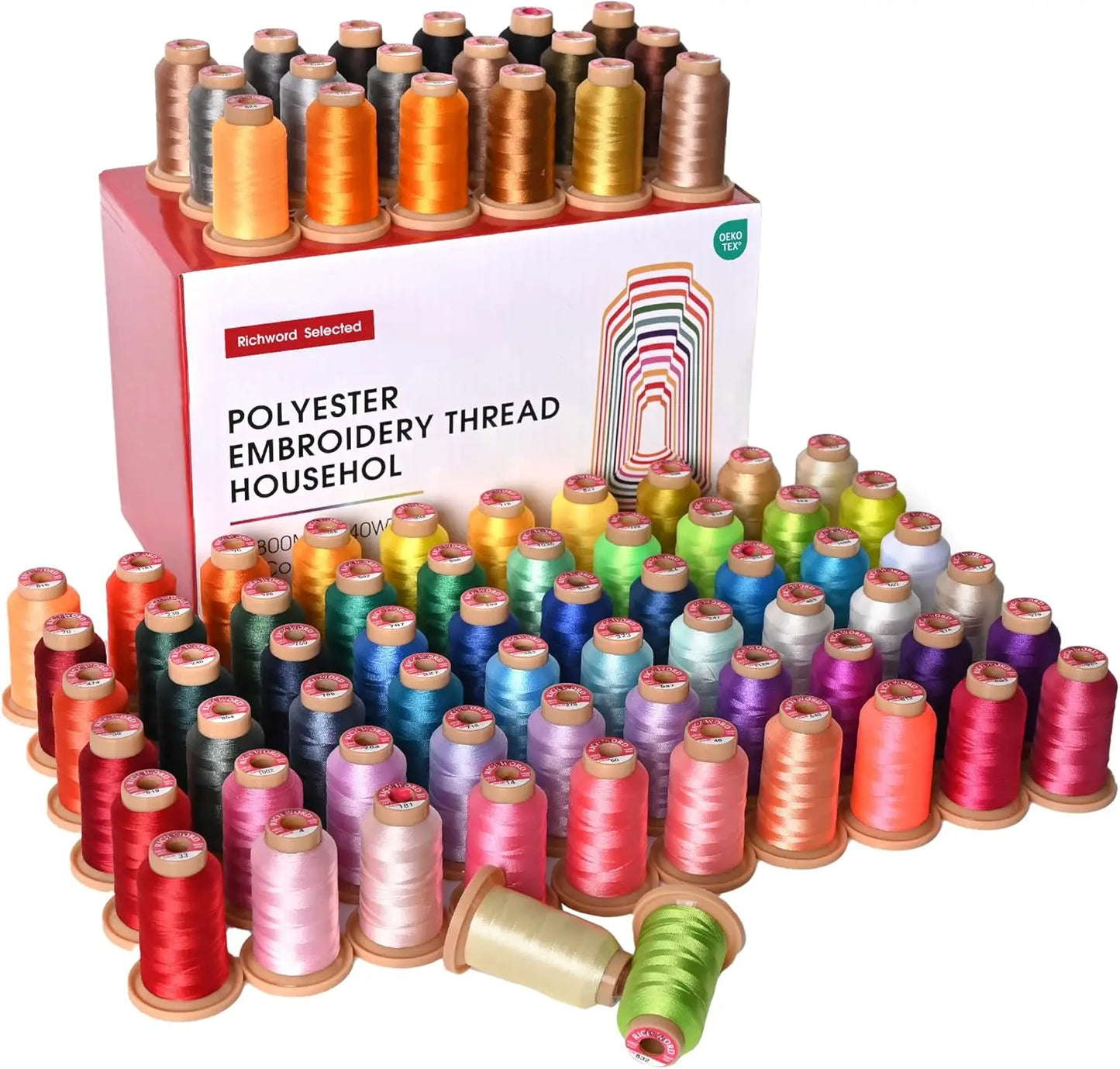 80Pcs Colors Embroidery Threads
