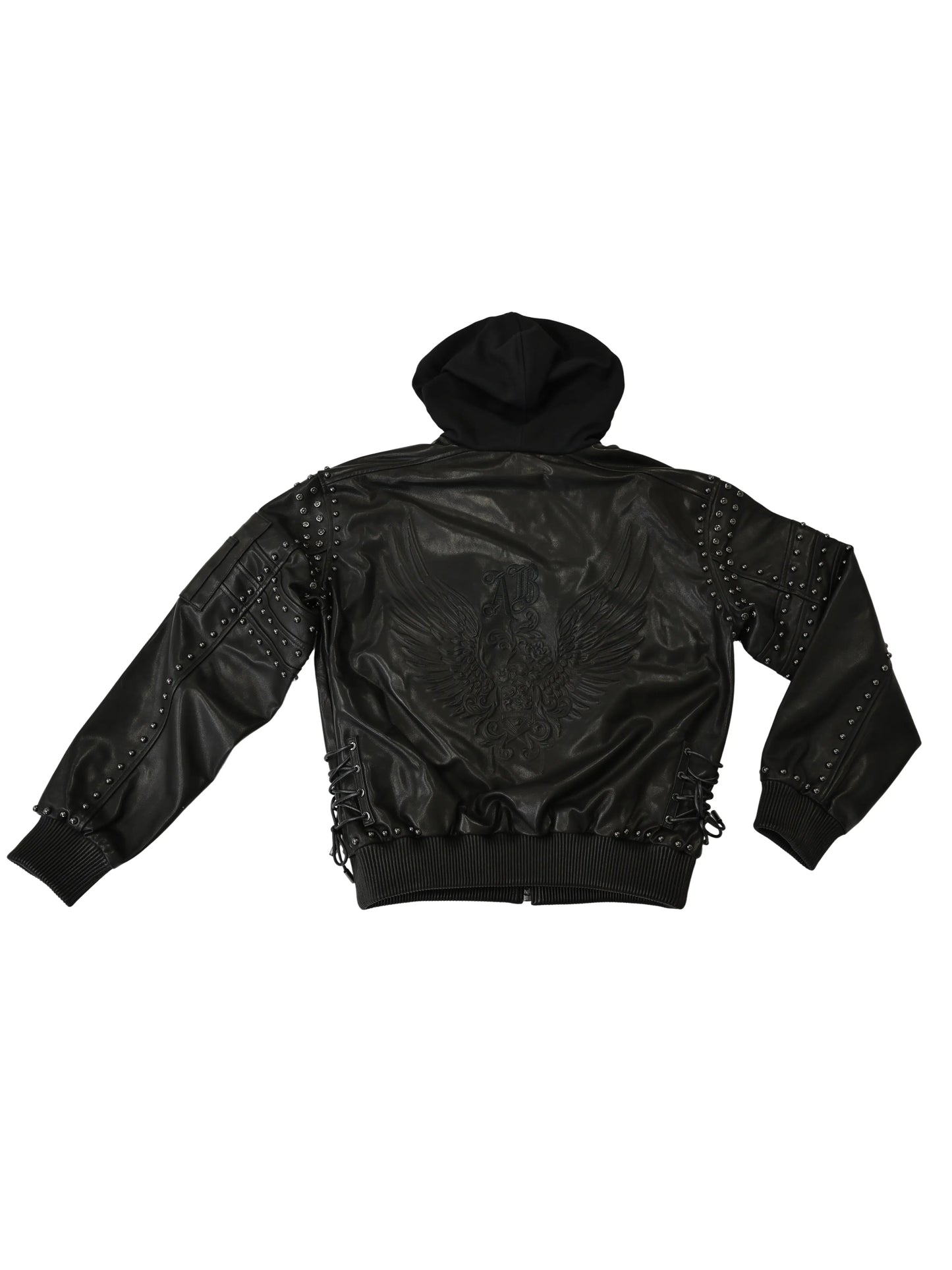Chaqueta bomber de cuero