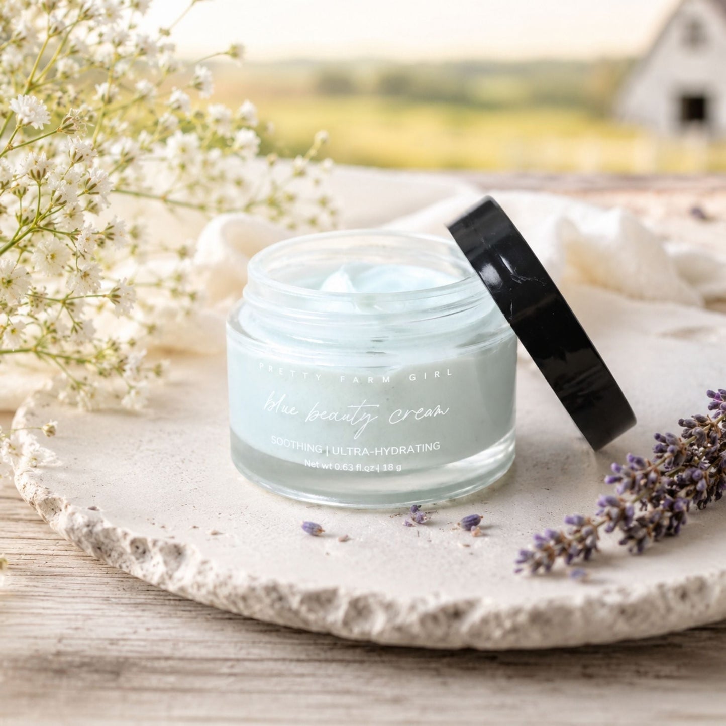 Crema Facial Calmante de Sebo Blue Beauty