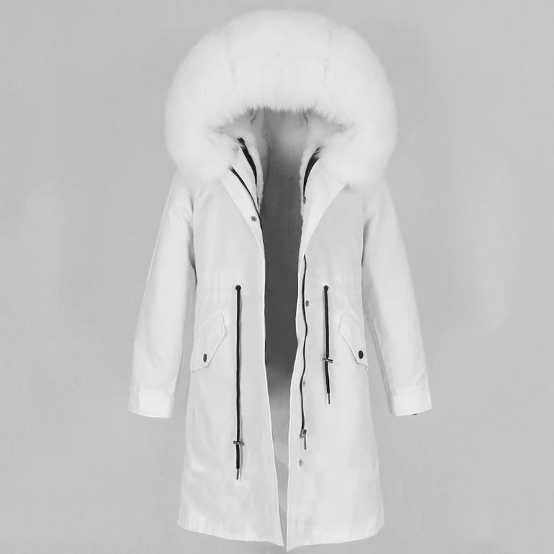 X-long Fur Trim Parka