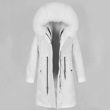 X-long Fur Trim Parka
