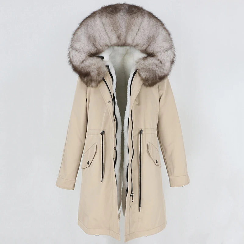 X-long Fur Trim Parka