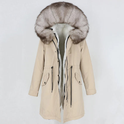 X-long Fur Trim Parka