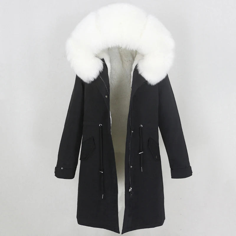 X-long Fur Trim Parka