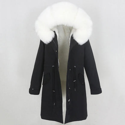 X-long Fur Trim Parka