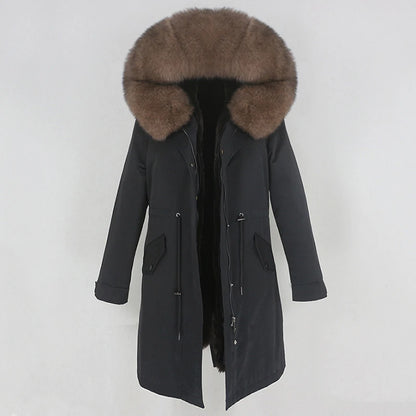 X-long Fur Trim Parka