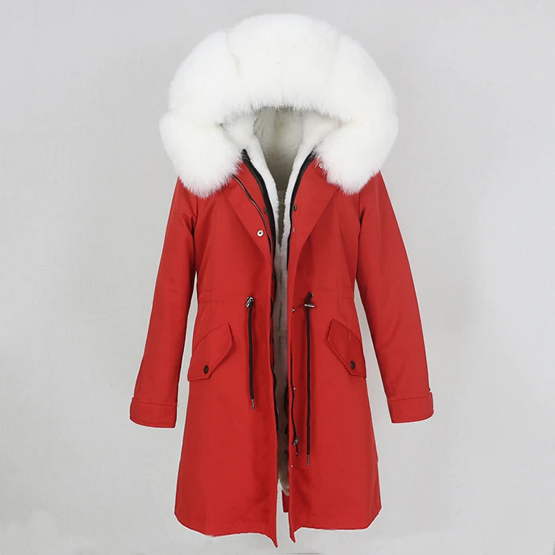 X-long Fur Trim Parka