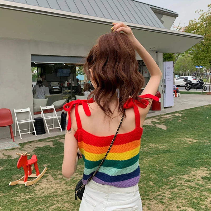 Rainbow Stripe Tank Top