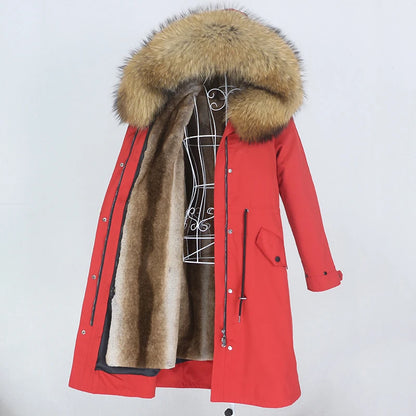 X-long Fur Trim Parka