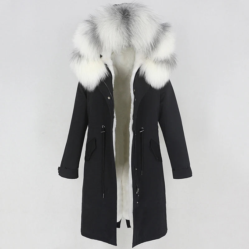 X-long Fur Trim Parka