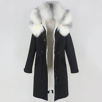 X-long Fur Trim Parka