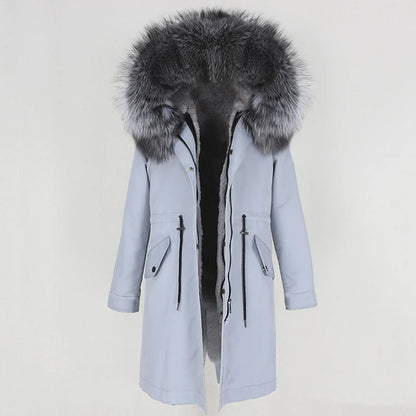 X-long Fur Trim Parka