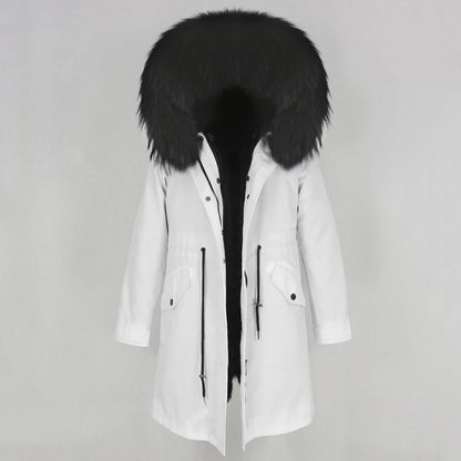 X-long Fur Trim Parka