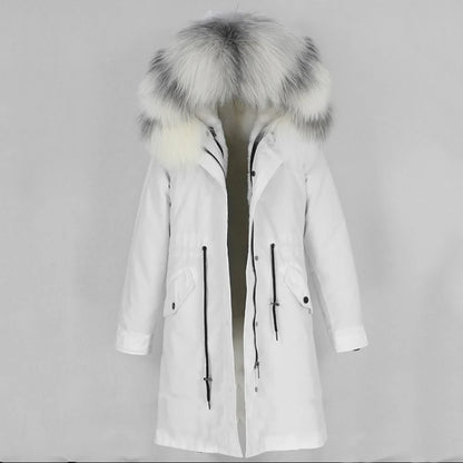 X-long Fur Trim Parka
