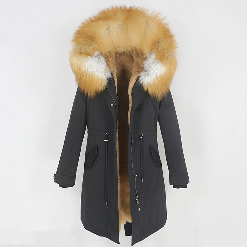 X-long Fur Trim Parka