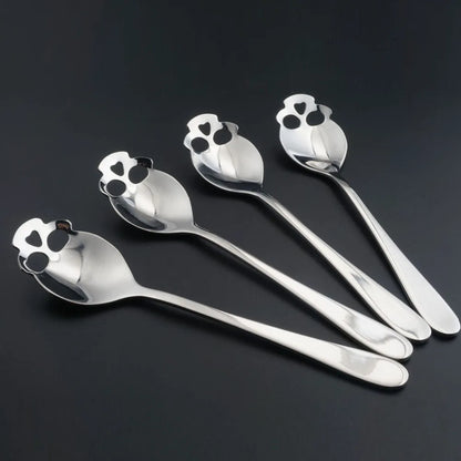 304 Stainless Steel Skull Coffee Spoon