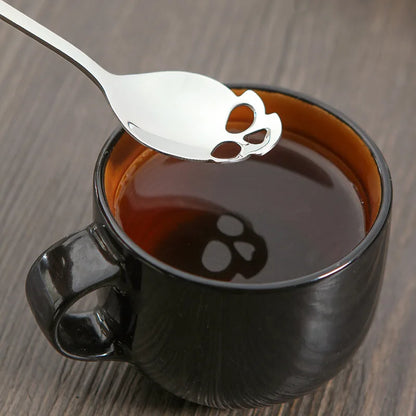 304 Stainless Steel Skull Coffee Spoon