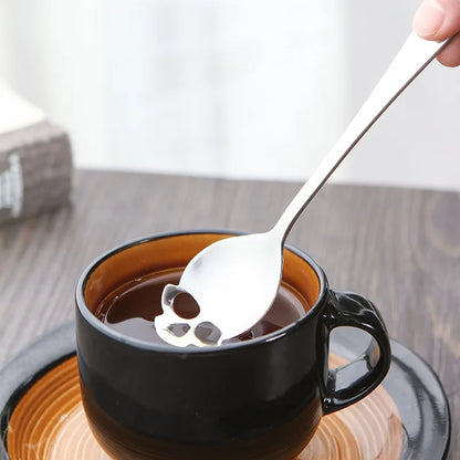 304 Stainless Steel Skull Coffee Spoon