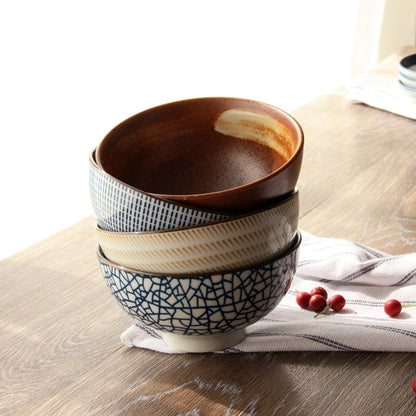 Set of 4pcs Ceramic Bowls