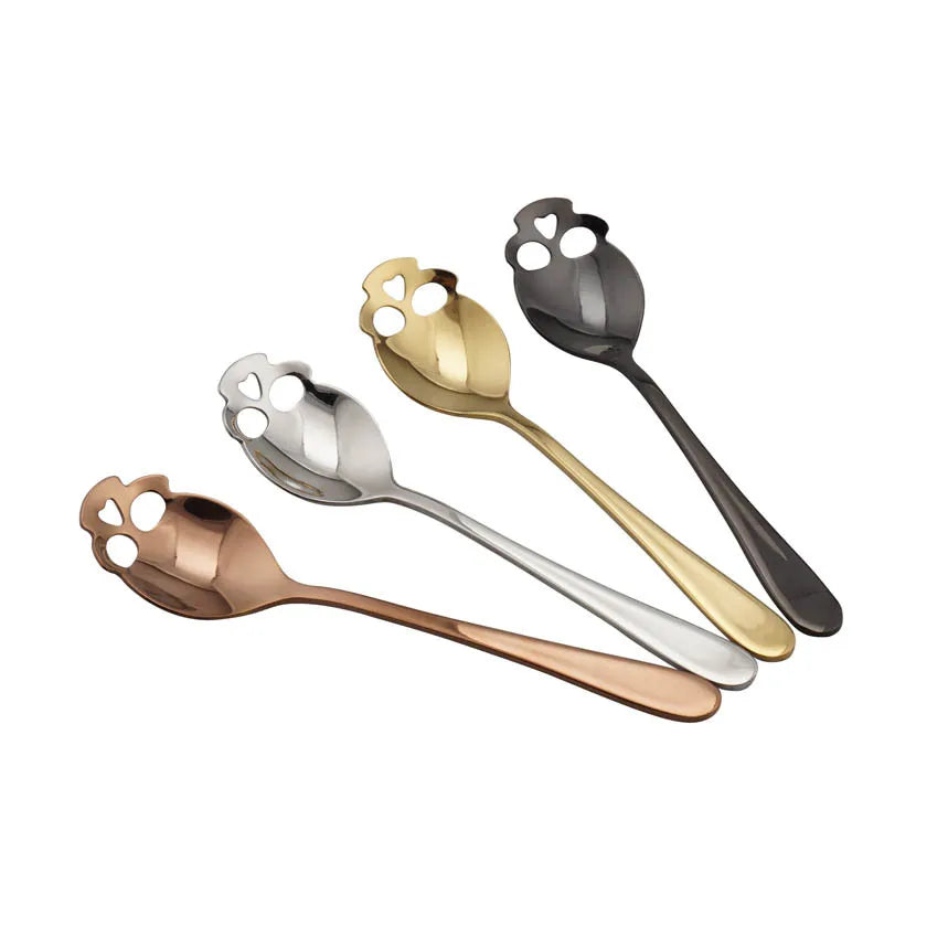 304 Stainless Steel Skull Coffee Spoon