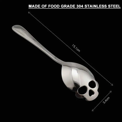 304 Stainless Steel Skull Coffee Spoon