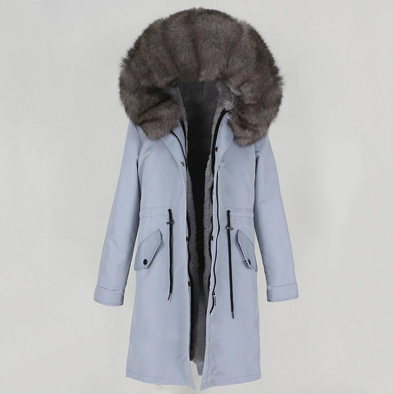 X-long Fur Trim Parka