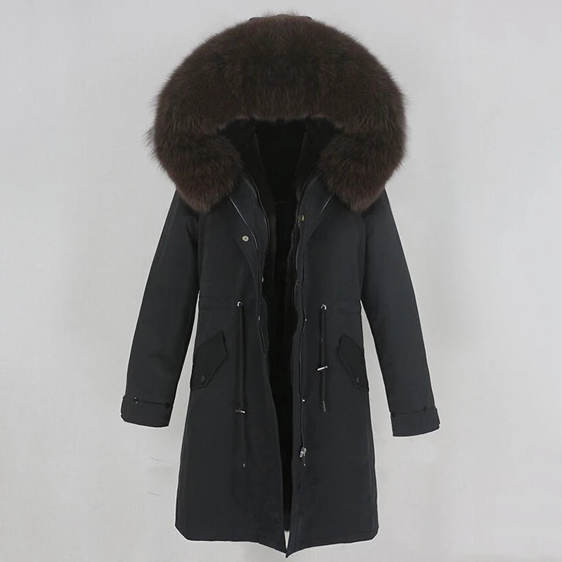 X-long Fur Trim Parka