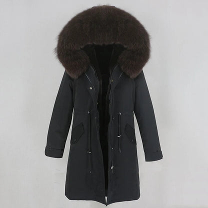 X-long Fur Trim Parka